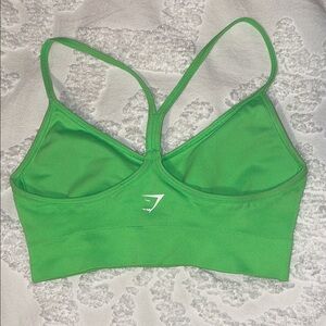 Neon Green Gym Shark Sports Bra 💚